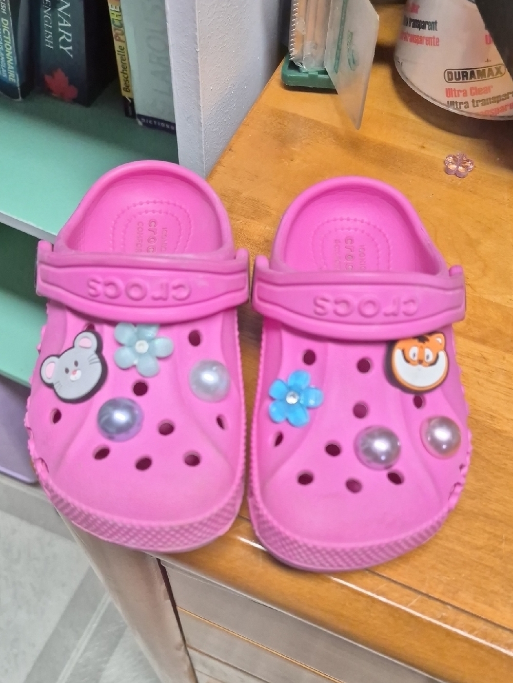 CROCS Kids' Bright Pink Clogs